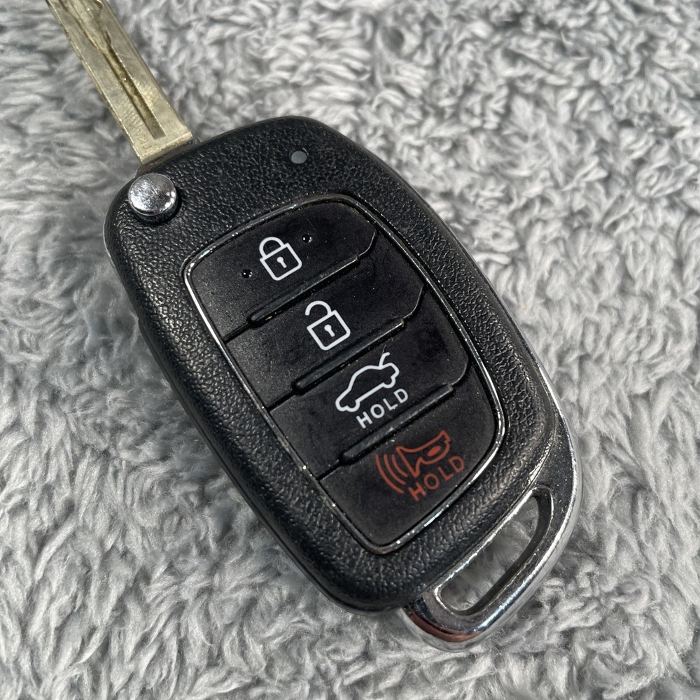 OEM 2017-2019 HYUNDAI SONATA FLIP KEY KEYLESS REMOTE 95430-C1210 TQ8-RKE-4F25 - Picture 2 of 14